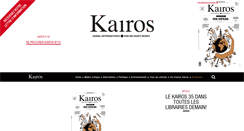Desktop Screenshot of kairospresse.be